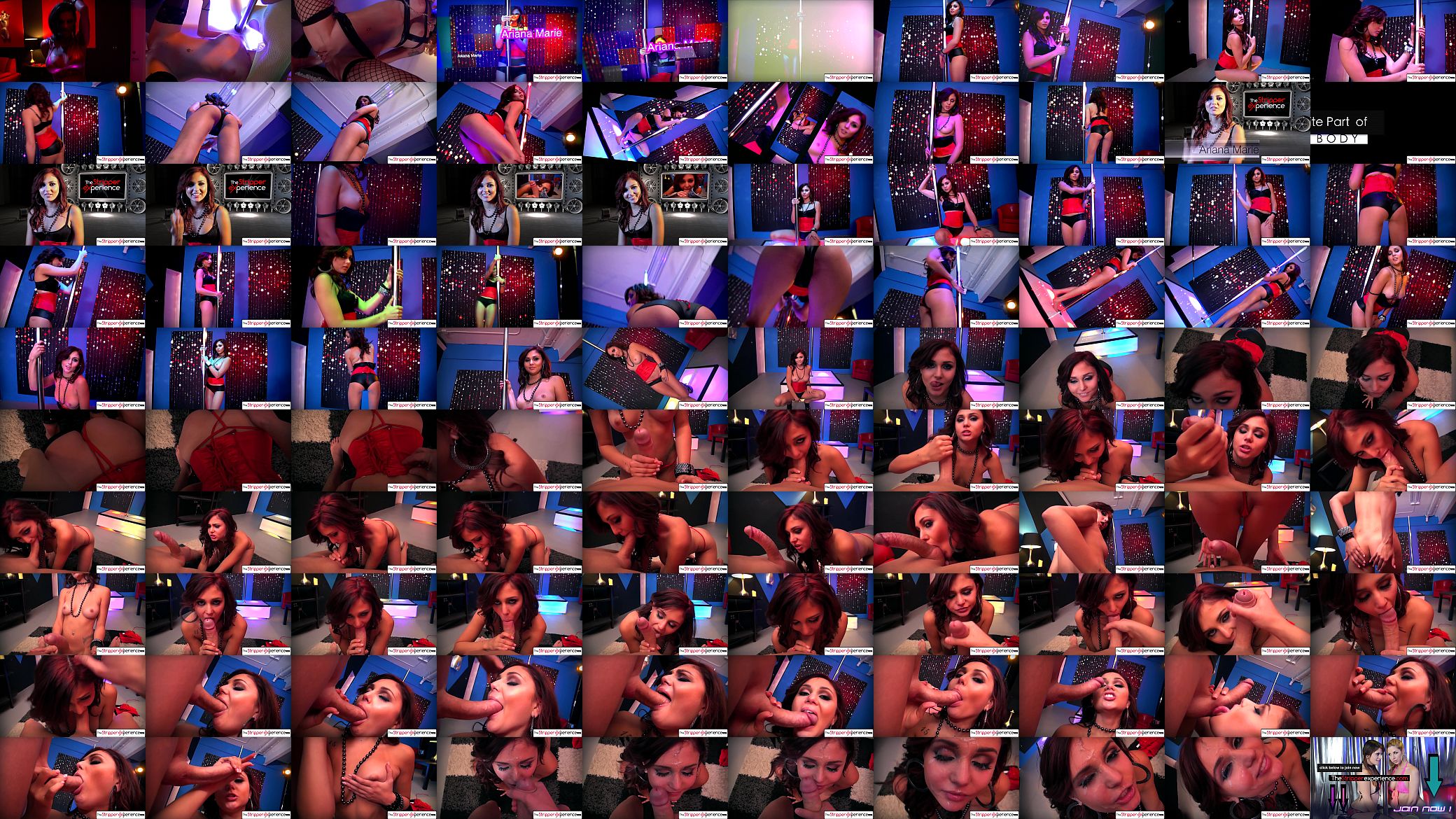 The Stripper Experience - Ariana Marie strip down and suck a huge cock 预览图