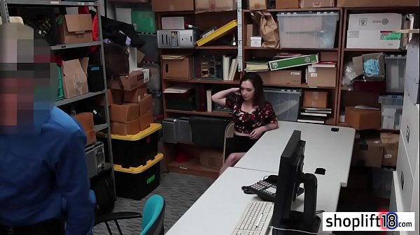 Perverted teen with big tits busted by a bad LP officer