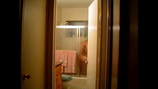 Dawn in the shower unaware of the cam.