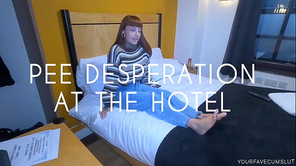Pee desperation in the hotel room