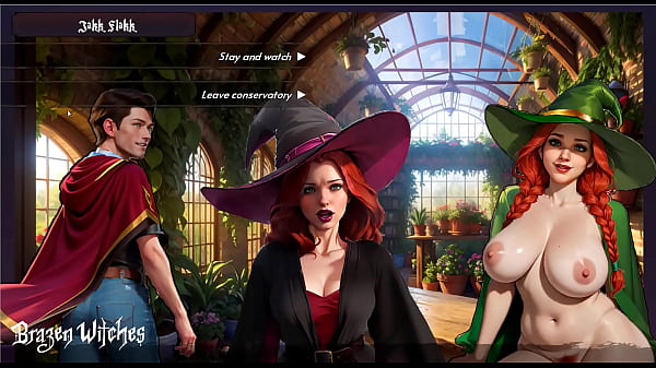 Brazen Witches - Professor Mirabelle Garlick Lesbian Scene with Professor Adorra