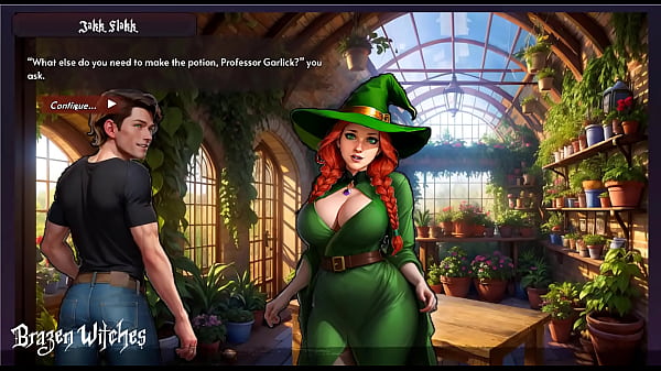 Brazen Witches - Professor Mirabelle Garlick Lesbian Scene with Professor Adorra