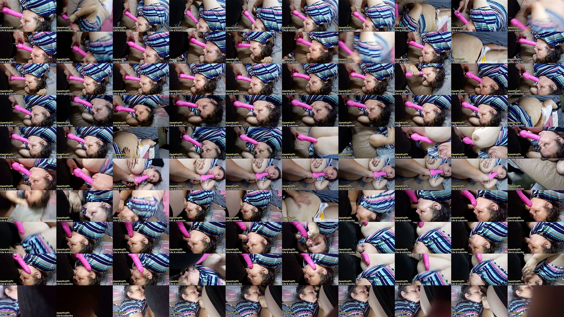 StepMom suck vibrator then stepson small cock ( very good milf blowjob skills) candyvicetv 预览图