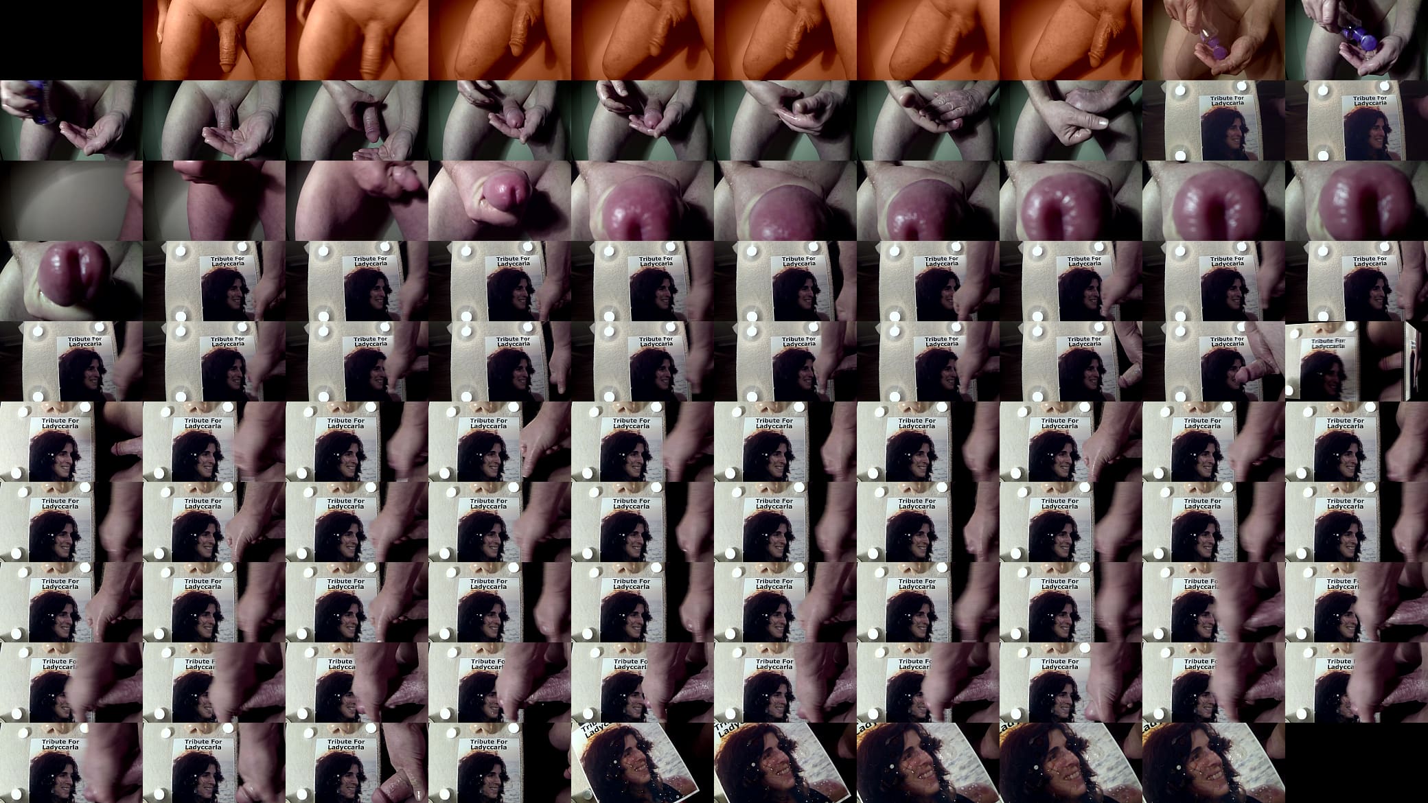 My Tribute For Lady Carla A Huge Load Of Cum On Her Face 预览图