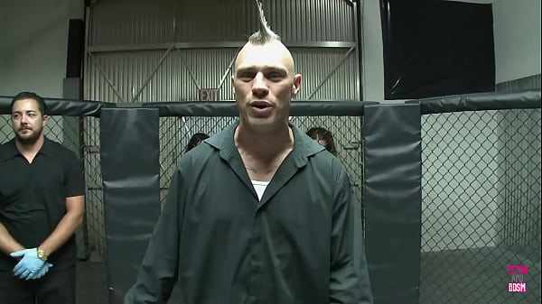 After winning in the ring Justin can fuck the brunette Charlie as a reward