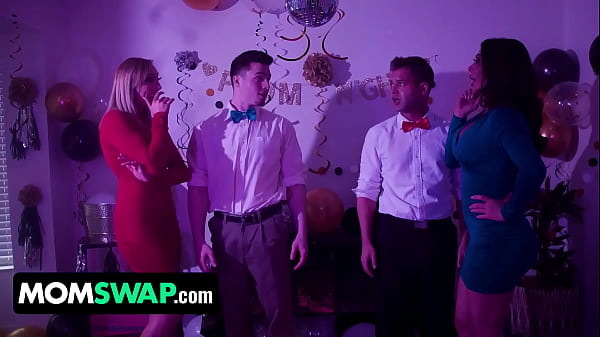 MomSwap - Hot Stepmoms Daise Belle And Dolci Prep Their Boys For Prom Night