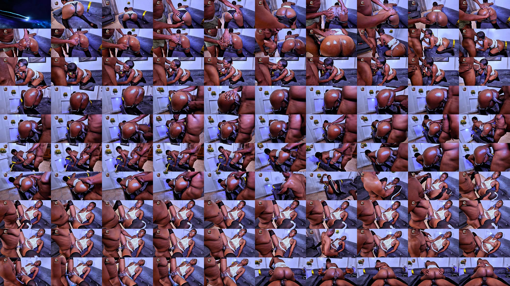 Sexy African teen fucked by Giantcock 预览图