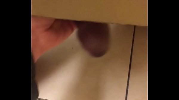 Download Video - Jerking a big black cock in mall restroom