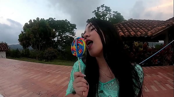 Young Colombian seducing his horny neighbor