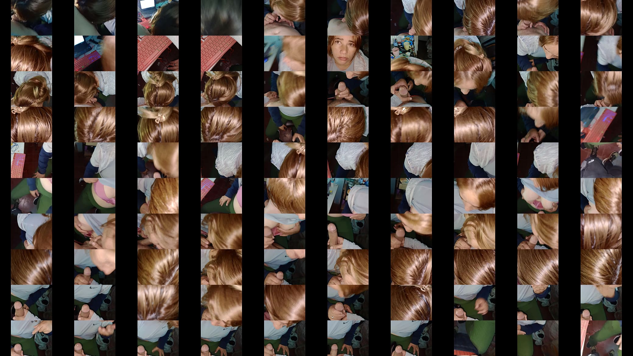 Rubia me la chupa al lado de la PC en vivo 预览图