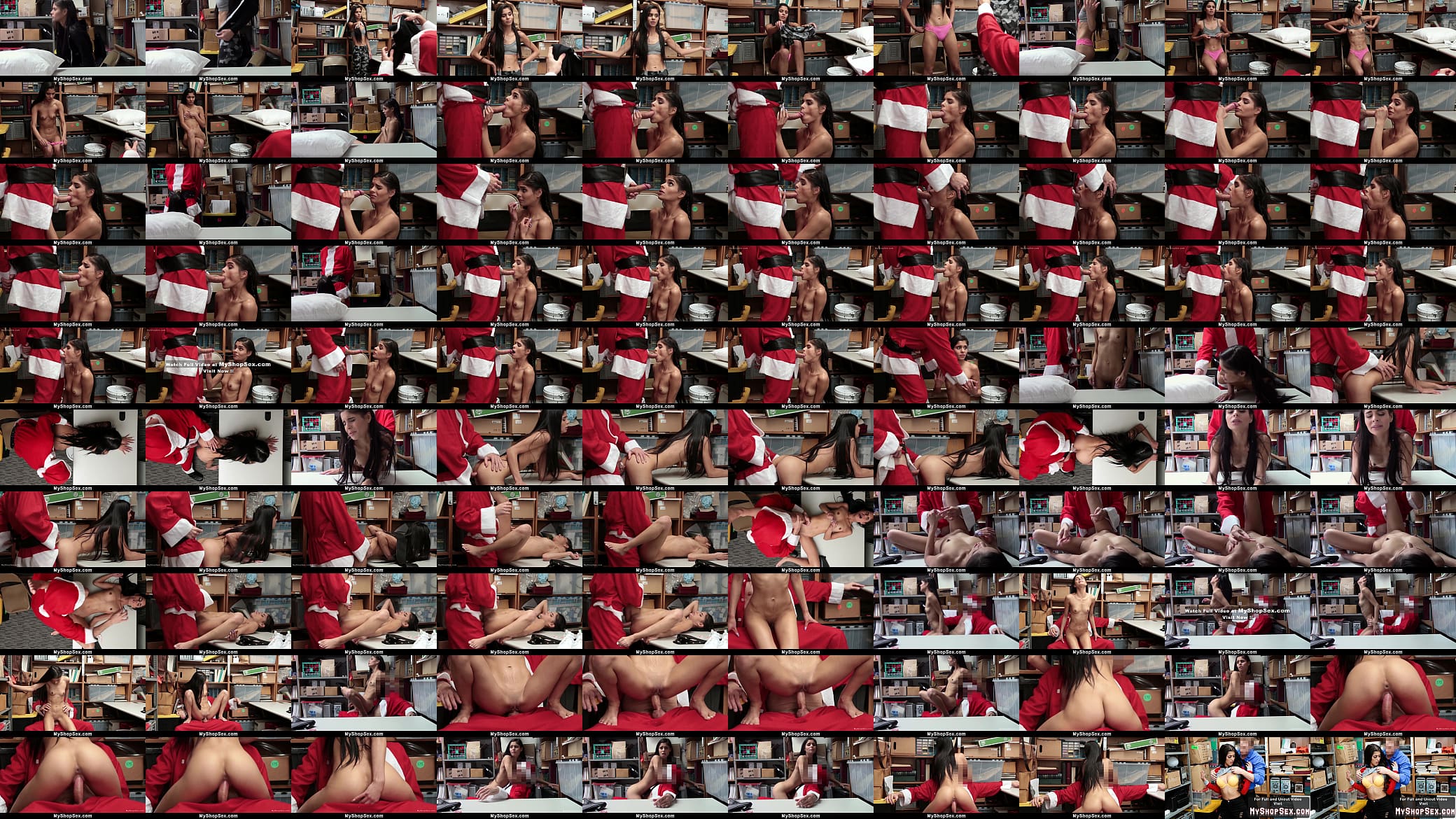 Suspect Was Caught Red-Handed and Arrested by Santa and Taken to The Backroom Lp Office - Myshopsex 预览图