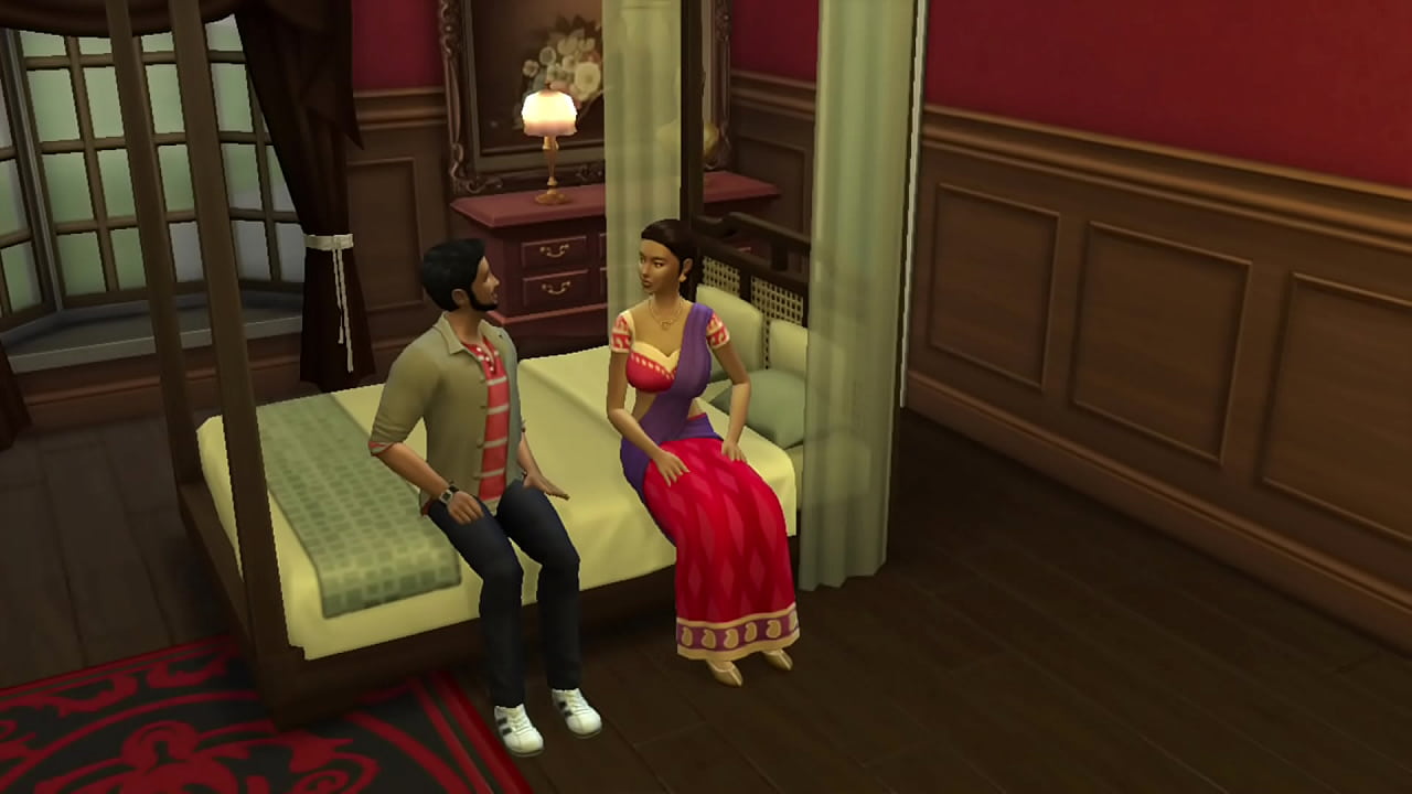 Asian horny aunty showing big boobs