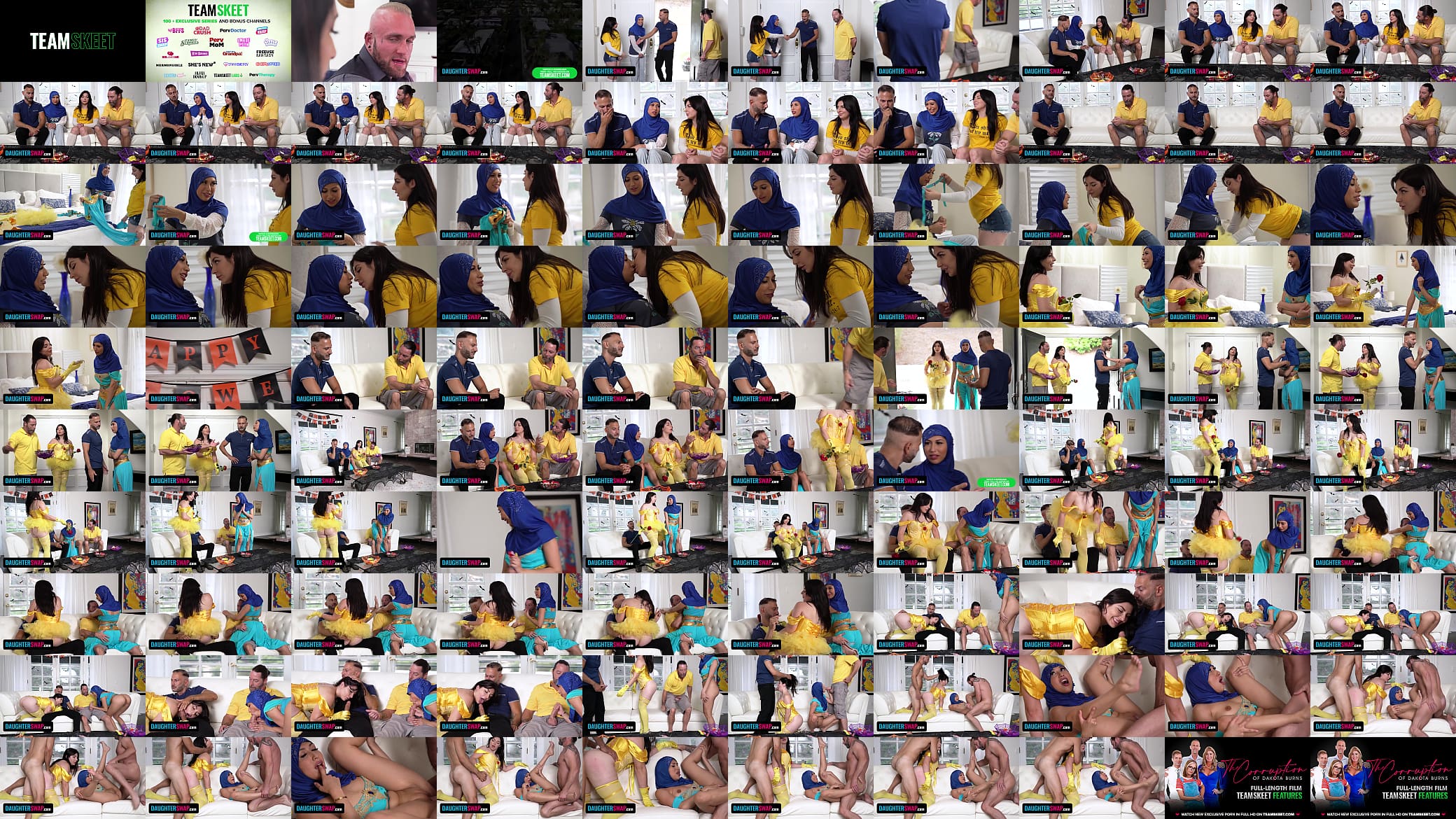 DaughterSwap - Hot Stepdaughters In Costumes Keira Croft &amp; Penelope Woods Take Their Stepdads Cocks&nbsp;- Enter SWAPPZ26 on official site for discount 预览图