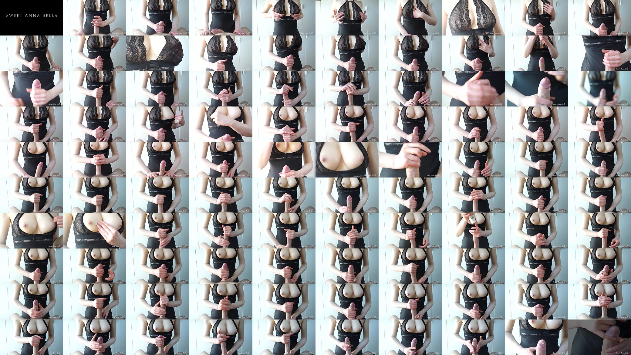 The best amateur porn femdom handjob video by big tits pornstar milf sweetannabella, xxx 预览图