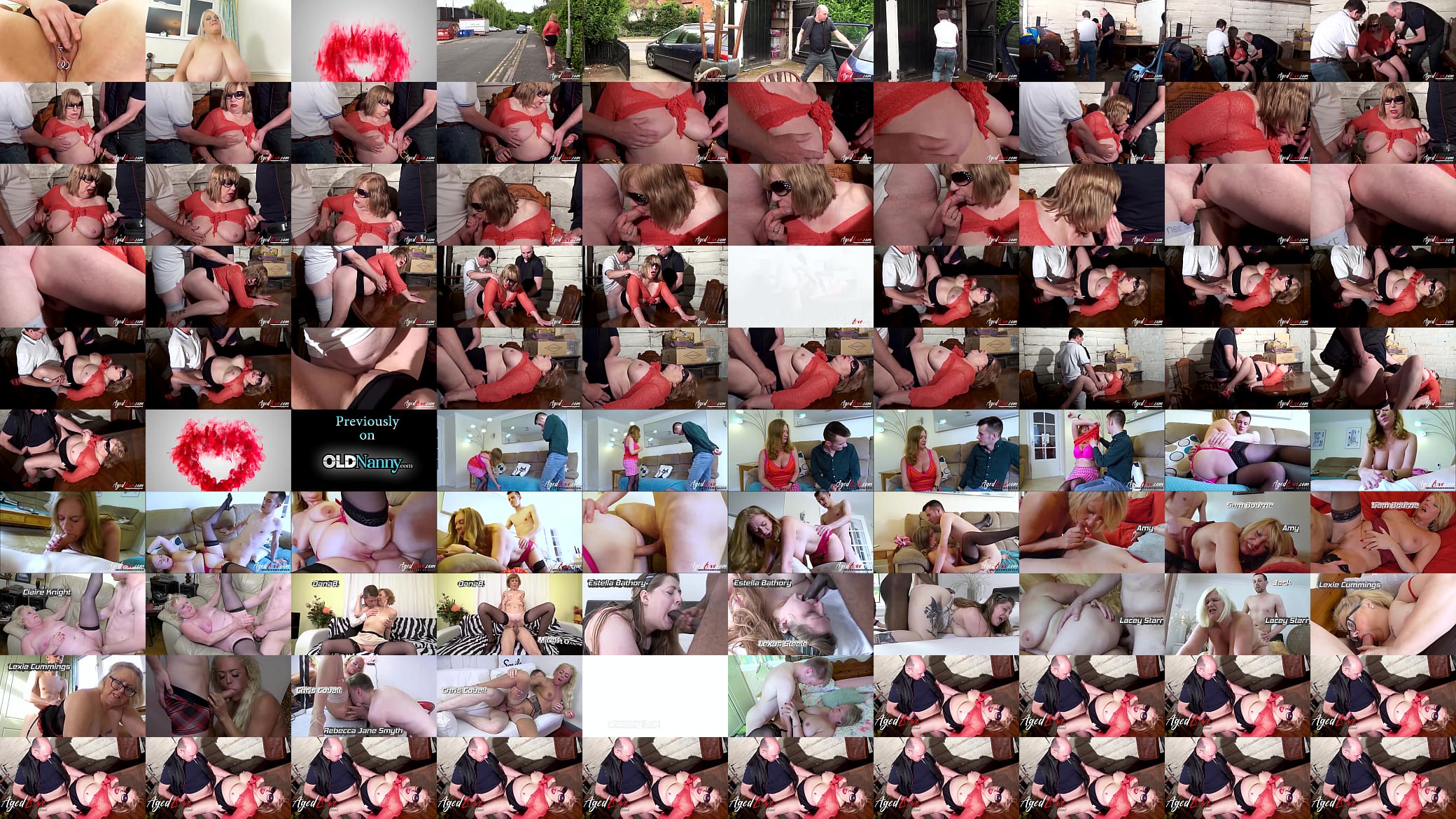 AGEDLOVE Mature Lady Auntie Trisha Having Sexy Hardcore 预览图