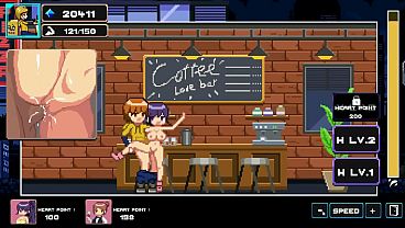 Delivery man 18yo having sex with his clients in Lucky shipper xxx hentai game