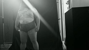 BTS Photo Shoot Video Of - Small Boobed Dominican BBW Gets Creampie!