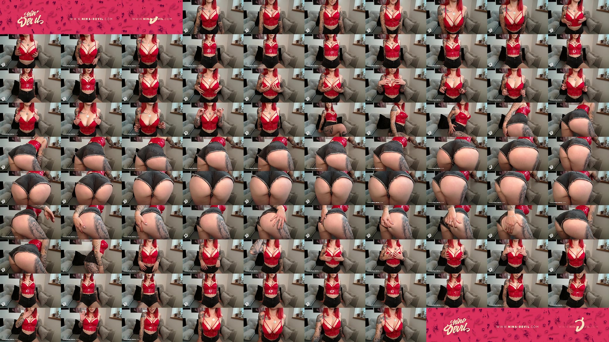 Red fetish outfit 预览图