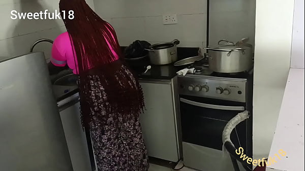 My chubby stepmom wants me everywhere even in the kitchen she always wants it raw and rough she got it big