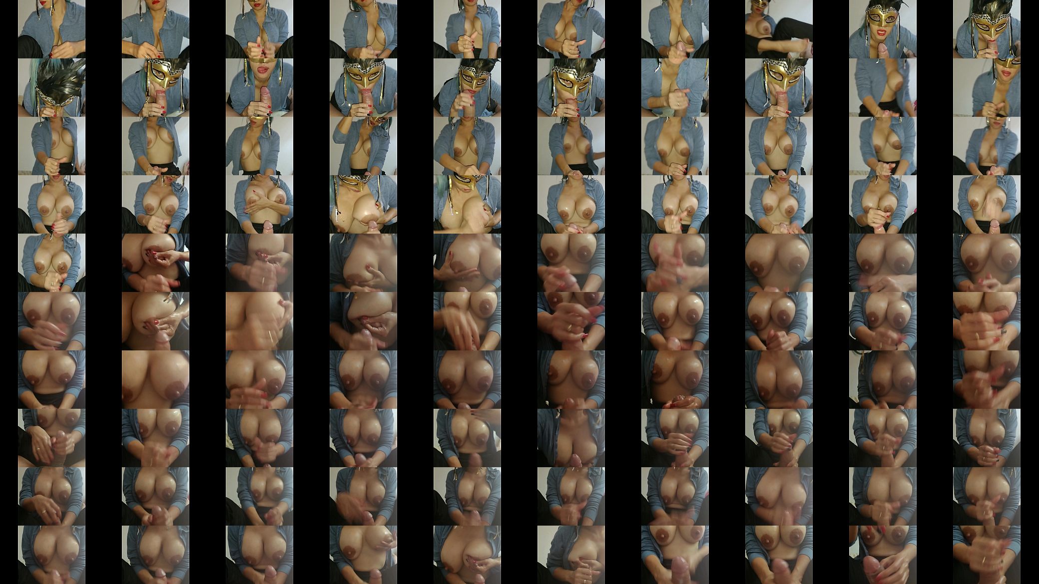 Xania Lombar - Gifting pleasure to my master Xathaniel with a great handjob and bigtits in first plane 预览图