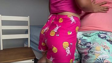 He was thrusting into her little ass with gusto, and she was twerking on his cock and moaning, "Oh, what a delicious cock!"