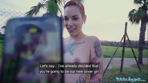 Public Agent Siliva Ruby gets her tattooed body fucked in a public place