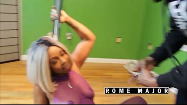 Bootylicious Alert Cherise Rozy Gets Facialized By BBC Rome Major!