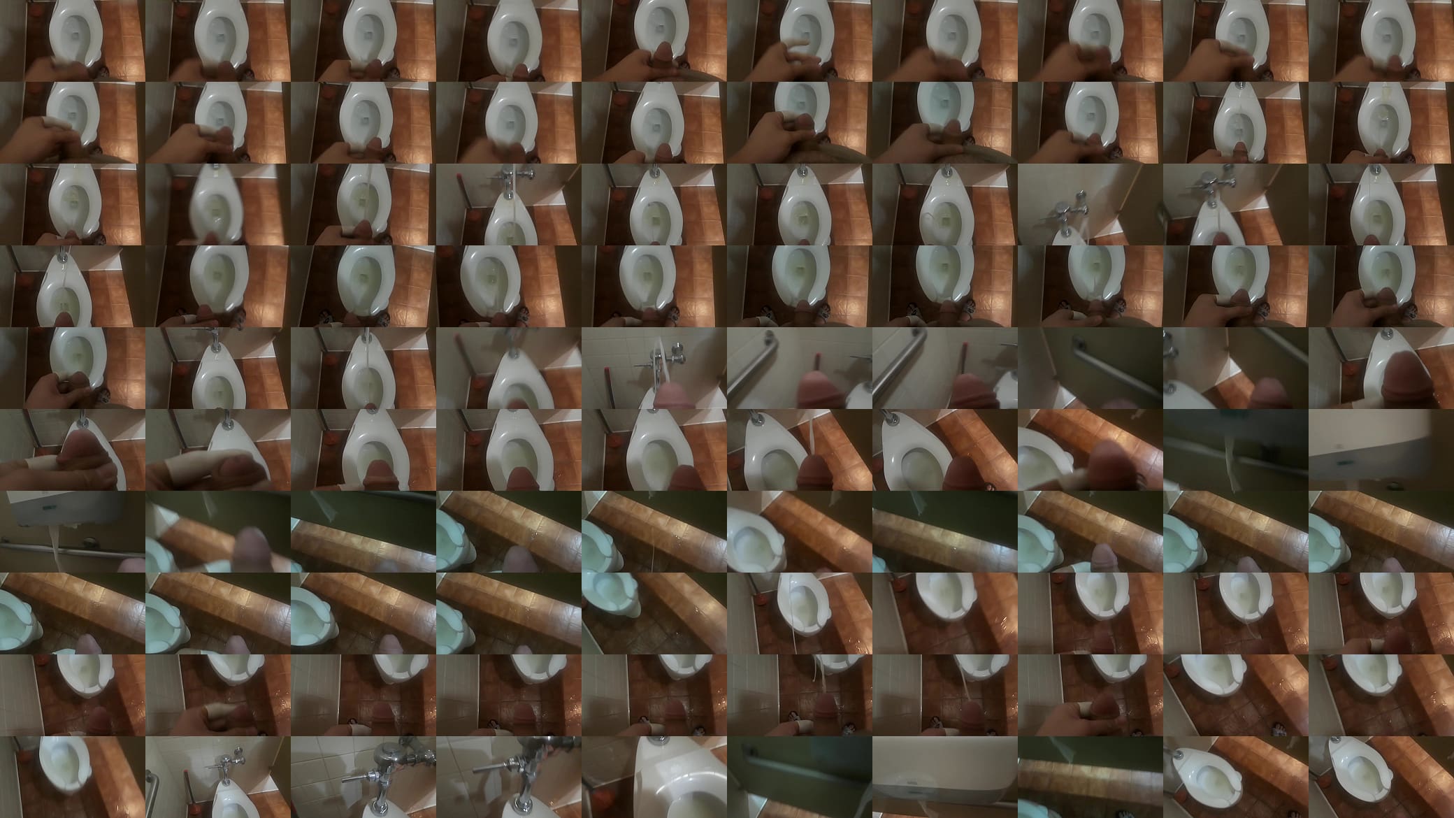 Huge half hard cumshot in a park bethroom 预览图