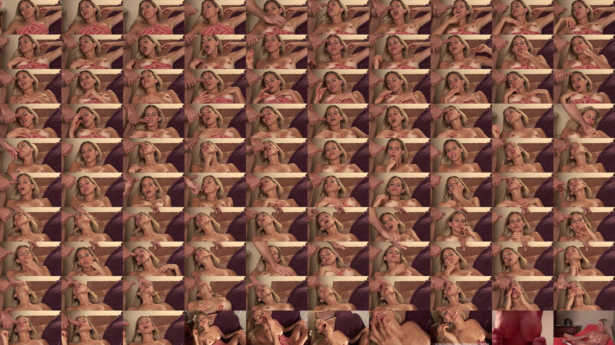 Blonde amateur hotwife talks dirty and get a huge load of cum on her face! Legendary housewife super slut Mindy from yummymama 预览图