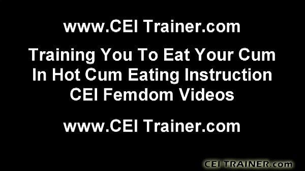 I will teach you to eat your own cum CEI