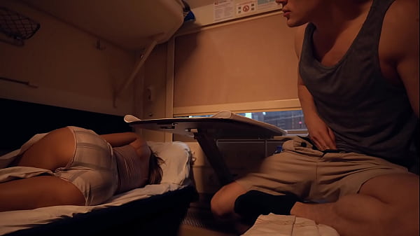 One Way Ticket: Blonde Cums to Train Vibration