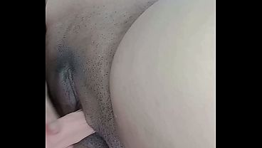 The pregnant hottie inserts her toy into her vagina without mercy and has the best orgasm of her slutty life.