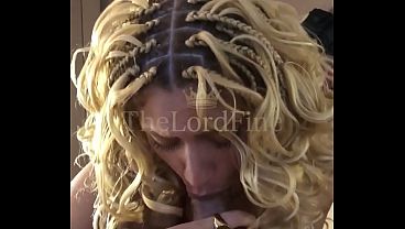 5'7" Tattooed Blonde Latina: 3 Seconds in Red Micro Skirt