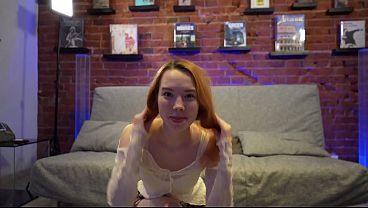 Emily Murr Redhead Babe Strips & Finger Fucks Pussy in Selfie