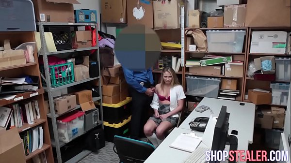 Charming Shoplifter Sucks Cock and Stuffed