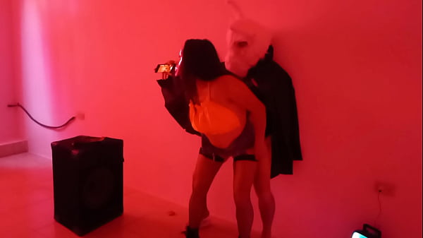 Download Video - Halloween started off very well&excl;&excl; I fucked a big rabbit at the nightclub&period; REAL PORN AT THE NIGHTCLUB