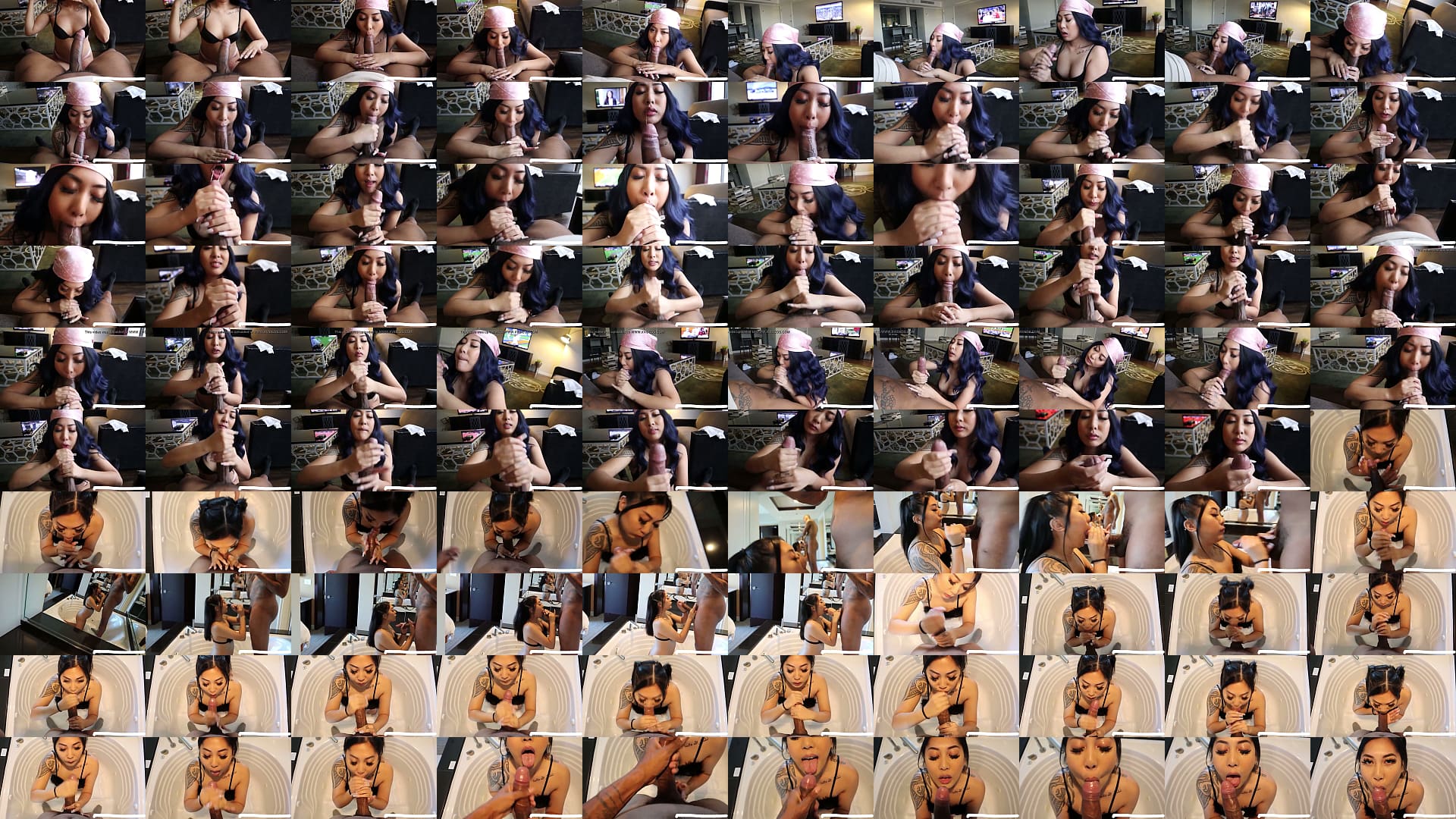 Sloppy dick sucking Asian loves big dick 预览图