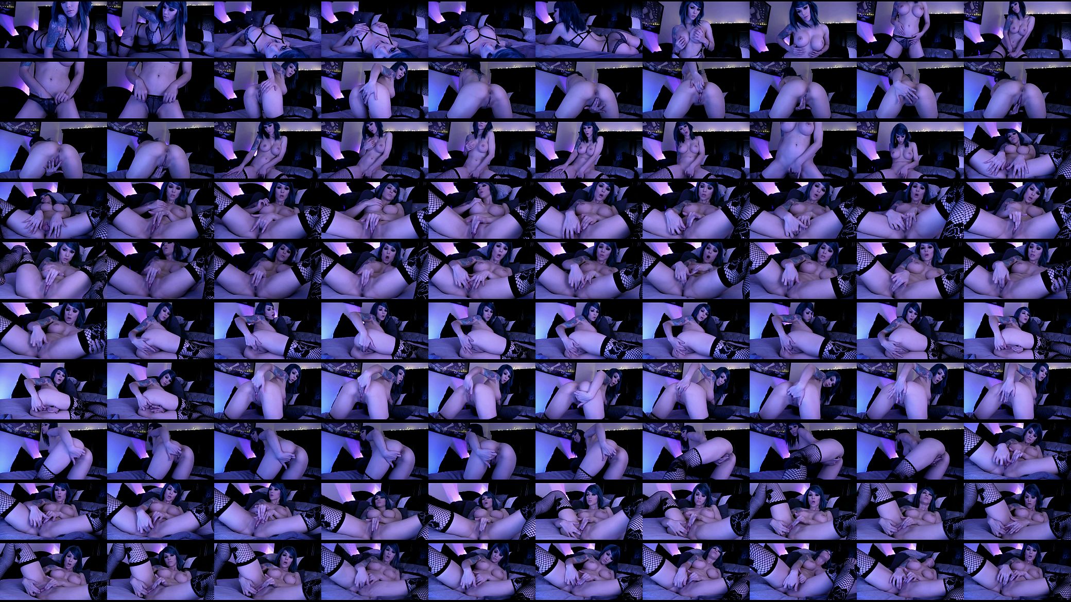 Blue Haired Goddess From Filthy4u.com Moaning in 预览图