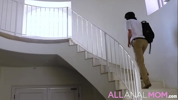 AllAnalmom.com - Stepmom London River is super overprotective of her stepson Connor Kennedy, and with him being an inexperienced nerd, he confesses that when it comes to dating he’s clueless.
