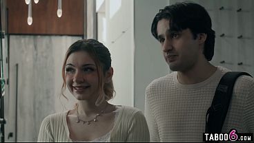 MILF biology teacher tutors horny teen couple about bisexual sex