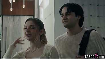 MILF biology teacher tutors horny teen couple about bisexual sex