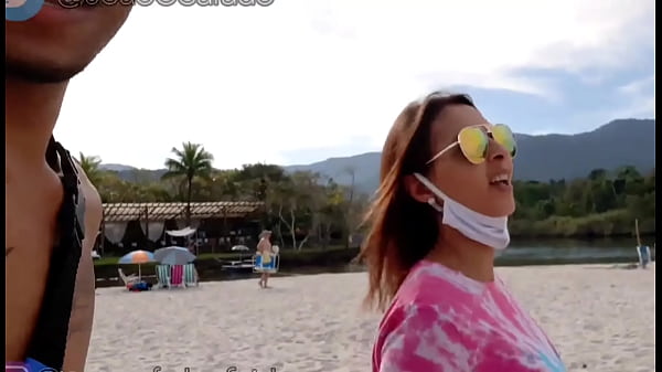 Download Video - Conhecendo a praia de Ubataba em S&atilde;o Paulo &ast; Joao O Safado &ast; Suzy Anderson &ast; Jhonny Gab