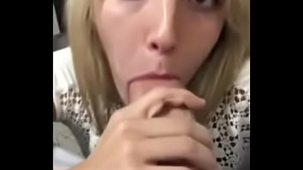 GF sucks off thick cock for creamy facial