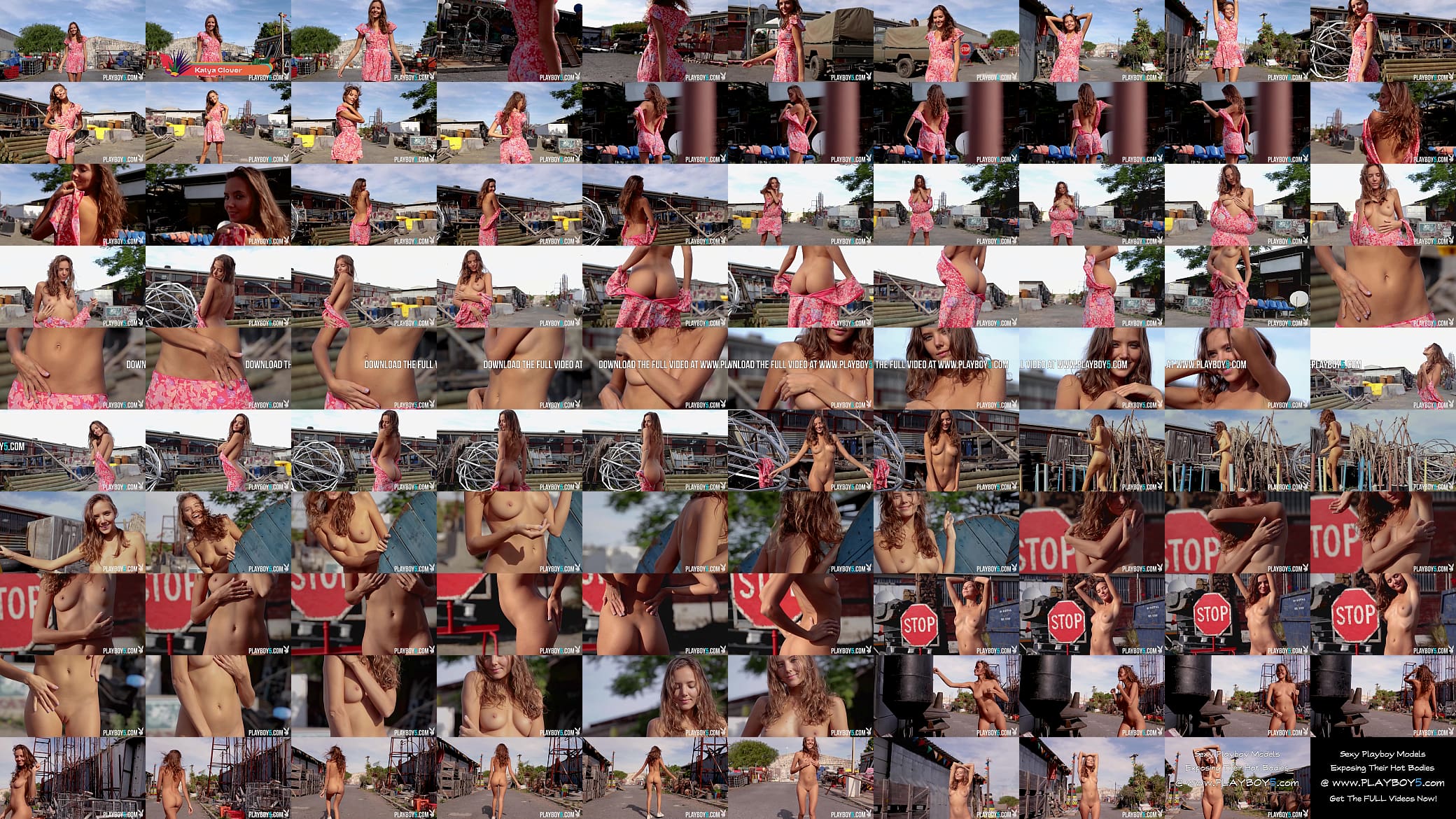 Petite Russian MILF naked outdoor revealing that perfect all natural body 预览图