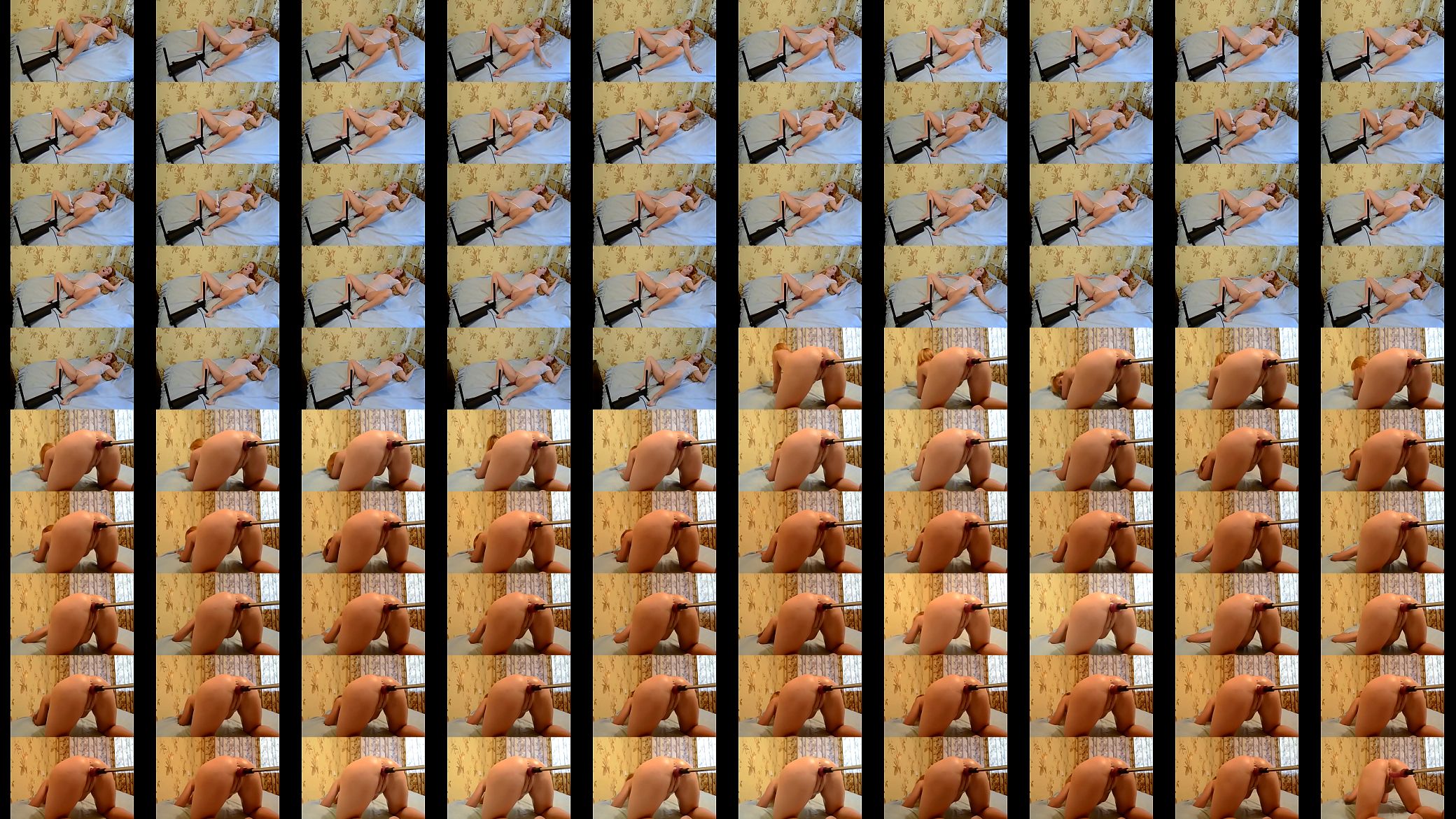 Crazy swotting with a fuck machine and a bunch of orgasms 预览图
