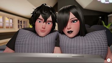Big Titty and Thick Ass Goth girl 3D animation - Mansion Days part 7
