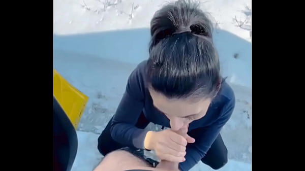 It's fantastic to suck his cock at -10 degrees and have him warm my tongue with his hot cum