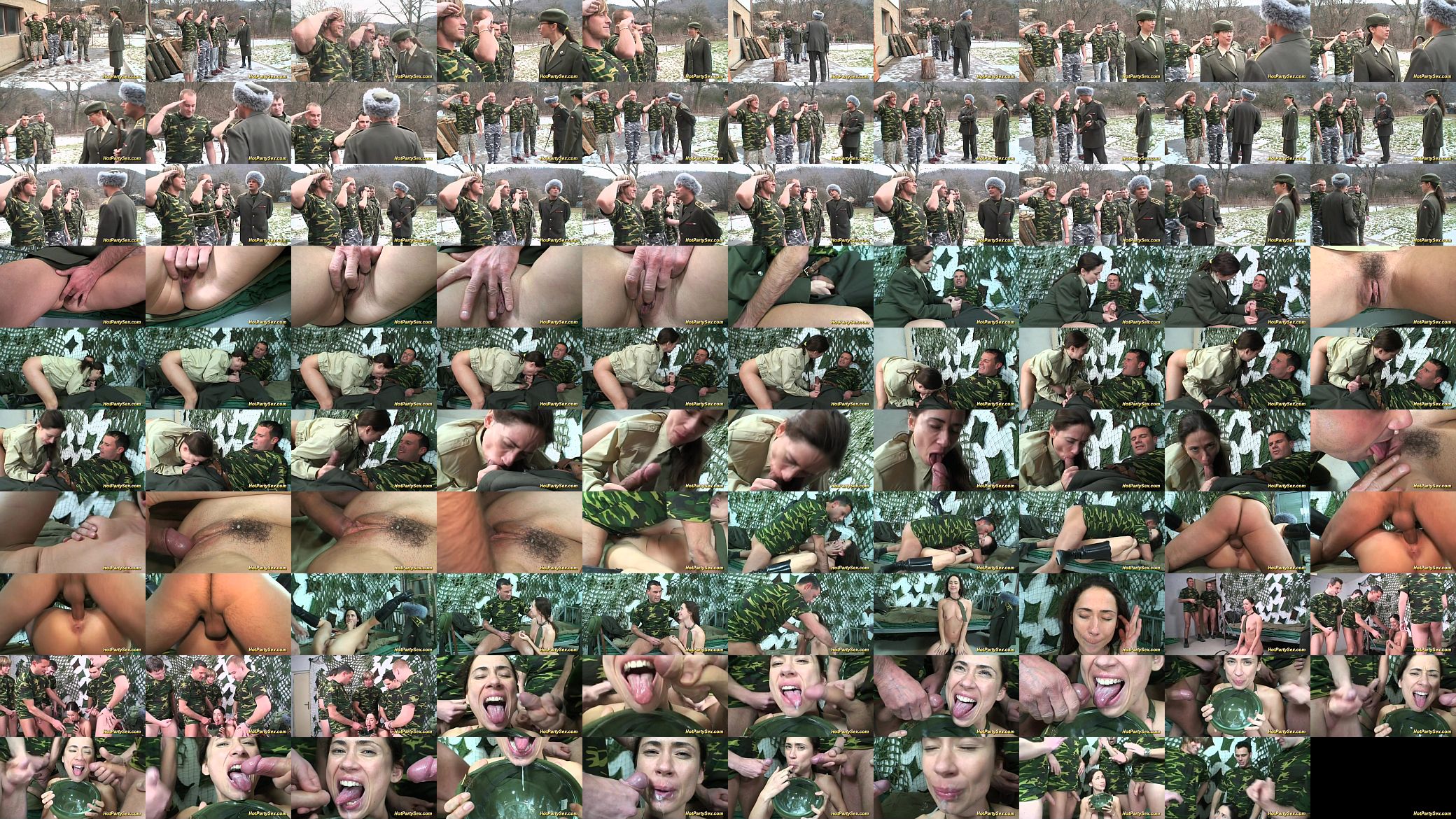 Military Chick gets soldiers cum 预览图