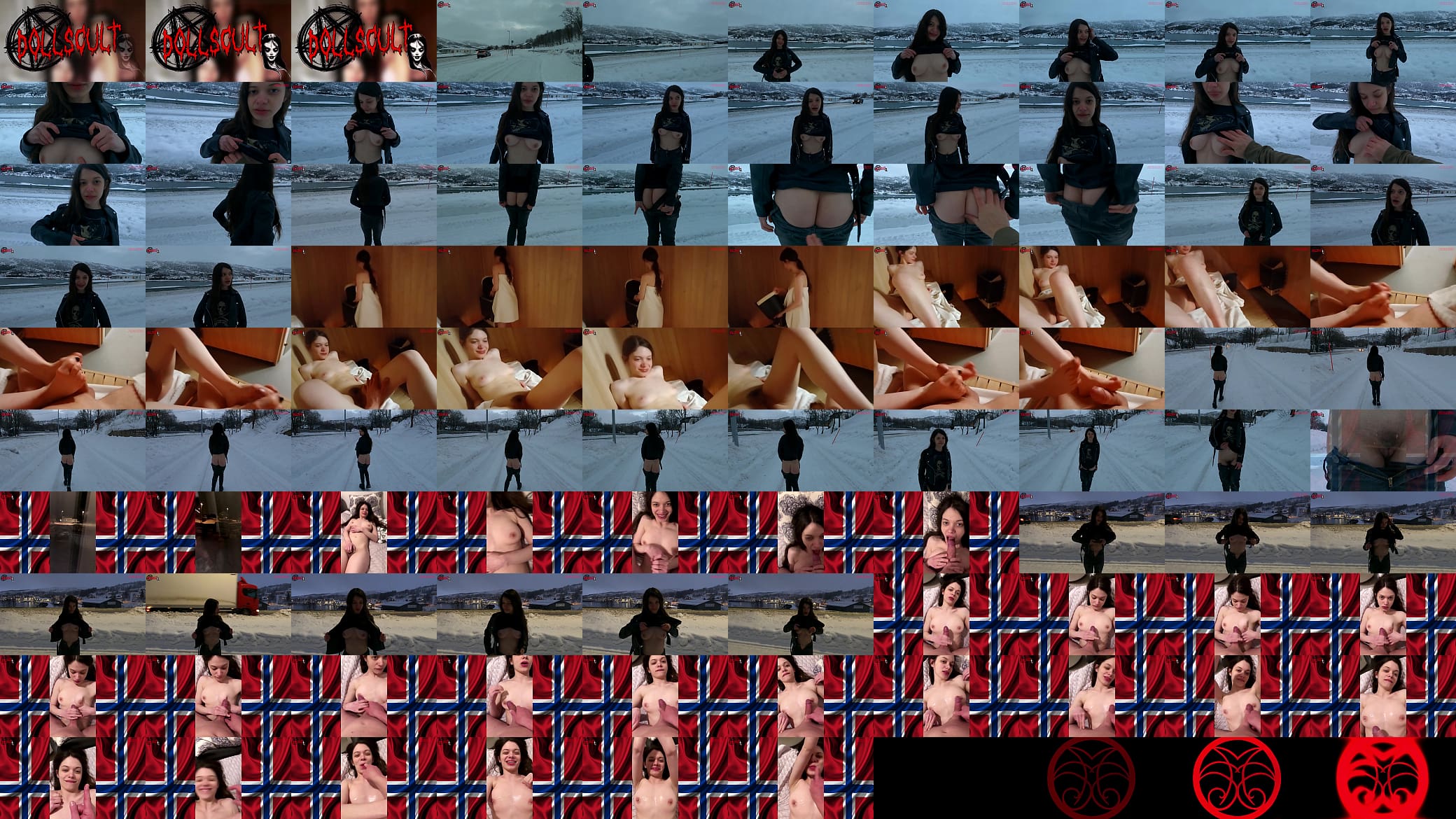 Welcome to Norway! Sex exhibitionism and flashing in public - DOLLSCULT 预览图