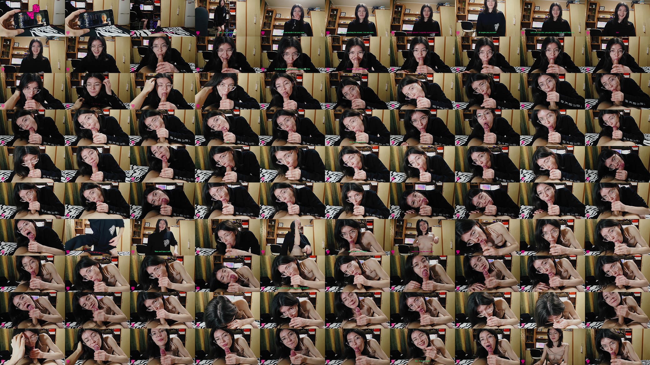 The student girl agreed to a blowjob, asking for help with a presentation on her studies 预览图